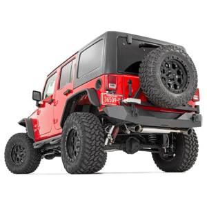 Rough Country - Rough Country 10594A Rear Bumper w/ Tire Carrier for Jeep Wrangler JK 2007-2018 - Image 2