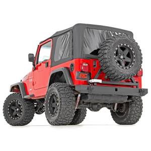 Rough Country - Rough Country 10592A Rear Bumper w/ Tire Carrier for Jeep Wrangler TJ/YJ 1987-2006 - Image 2