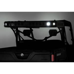 Rough Country - Rough Country 97027 Rear Cargo Rack with Cube Lights for Can-Am Defender 2017-2020 - Image 14