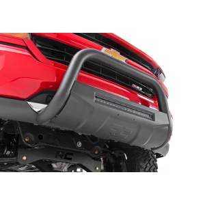 Rough Country - Rough Country B-C4111 Bull Bar with LED Light Bar for Chevy Silverado and GMC Sierra 2500 HD 2011-2019 - Image 4
