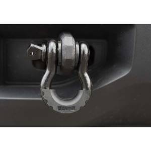 Rough Country - Rough Country RS155 Tow Hook to Shackle Conversion Kit with D-Ring and Rubber Isolators for Chevy Silverado 1500 2019-2021 - Image 3