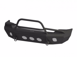 Bodyguard - Bodyguard ACG03BFRG Traditional Sport Front Bumper Factory fog cutouts Standard skid plate Gloss Black GMC 2500HD/3500 2003-2007 - Image 1