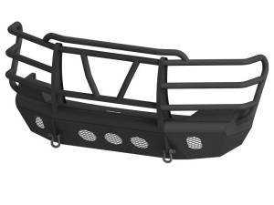 Bodyguard AER94BFHG Traditional Extreme Front Bumper Factory fog cutouts Receiver skid plate Gloss Black Dodge RAM 2500/3500 1994-2002