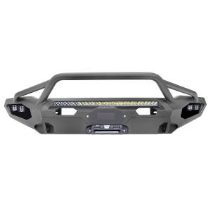 Fab Fours FF17-X4352-1 Matrix Winch Front Bumper with Pre-Runner Guard and Sensor Holes for Ford Raptor 2017-2020