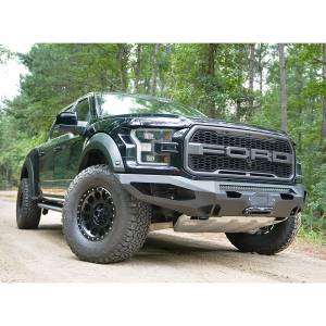 Fab Fours - Fab Fours FF17-X4352-1 Matrix Winch Front Bumper with Pre-Runner Guard and Sensor Holes for Ford Raptor 2017-2020 - Image 5