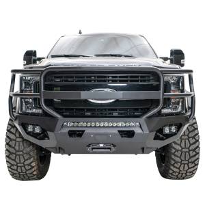 Fab Fours FS11-X2550-1 Matrix Winch Front Bumper with Full Guard and Sensor Holes for Ford F-250/F-350 2011-2016