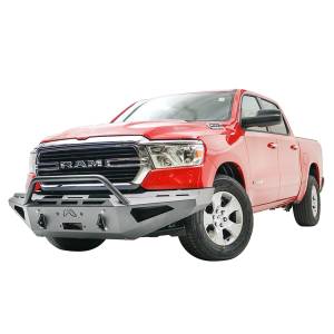 Fab Fours - Fab Fours DR19-RS4262-1 Red Steel Winch Front Bumper with Pre-Runner Guard for Dodge Ram 1500 2019-2020 - Image 2