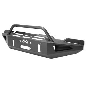 Fab Fours - Fab Fours GM20-RS5062-1 Red Steel Winch Front Bumper with Pre-Runner Guard for GMC Sierra 2500 HD/3500 2020 - Image 2