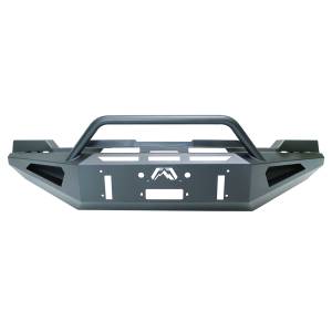 Fab Fours GM20-RS5062-1 Red Steel Winch Front Bumper with Pre-Runner Guard for GMC Sierra 2500 HD/3500 2020