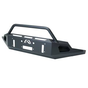 Fab Fours - Fab Fours GS19-RS3962-1 Red Steel Winch Front Bumper with Pre-Runner Guard for GMC Sierra 1500 2019-2020 - Image 2