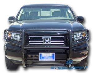 Steelcraft Grille Guards - Black - Honda
