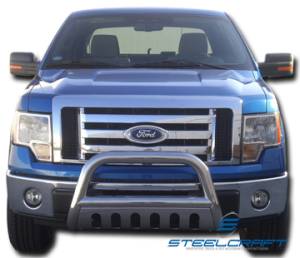 Steelcraft 71060 3" Bull Bar for (2006 - 2010) Ford Explorer in Stainless Steel