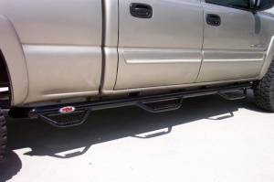 N-Fab C01105CC-6 Bed Access Nerf Steps Chevy/GMC 1500/2500/3500 Crew Cab 6'6" Bed 2001-2006