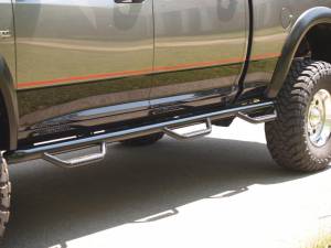 N-Fab D0994QC-6 Bed Access Nerf Steps Dodge Ram 1500 Quad Cab 6'4" Bed 2009-2015