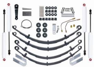Rubicon Express RE5515 Jeep YJ 4" Standard Kit Includes Shocks