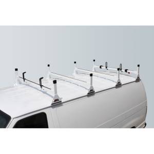 Vantech H1064W 4 Bar Rack White Steel Dodge Ram 1981-2012