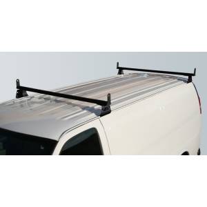 Vantech H3086W 2 Bar with A03 Side supports Aluminum White Ford Econoline 1992-2012