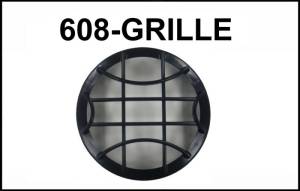 Eagle Eye Lights CV-608-GRILL Black Grille Guard for 6 3/16" HID608 and Non-HID HG608 Lights No Wording Each