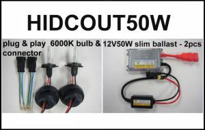 Eagle Eye Lights HIDCOUT50W 2006-2012 Can Am Outlander 50W HID Upgrade Kit