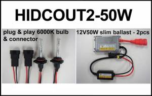 Eagle Eye Lights HIDCOUT2-50W 2012 Can Am Outlander 50W HID Upgrade Kit