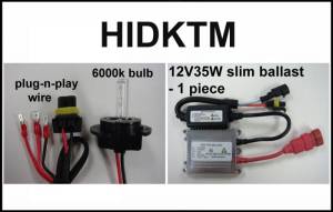 Eagle Eye Lights HIDKTM 2008-2009 KTM 450/505/525 ATVS & Dirt Bikes 35W HID 1 Bulb Kit Kit