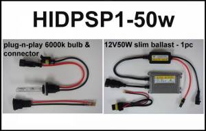 Eagle Eye Lights HIDPSP1-50W 2005-2012 Polaris Sportsman 50W HID Upgrade 1 Bulb Kit Kit