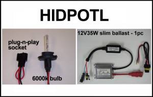 Eagle Eye Lights HIDPOTL 2009-2012 Polaris Outlaw 35W HID 1 Bulb Kit Kit