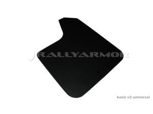 Rally Armor MF12-BAS-BLK Basic Plus Universal Mud Flap 12" W x 19" H