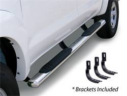 Go Rhino 684442987PS 4" OE Xtreme Sidesteps + Brackets Toyota Tacoma 2005-2019